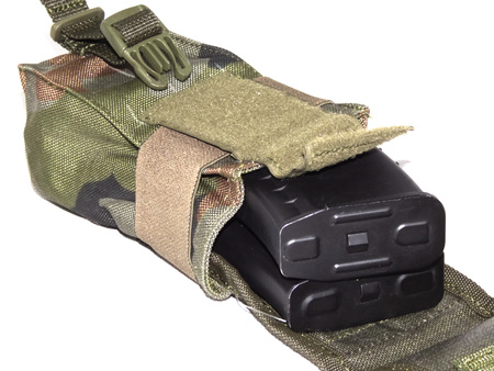 Podwójna ładownica na magazynki do Beryla, Ak, HK  JanySport CORDURA wz93 Pantera Leśna