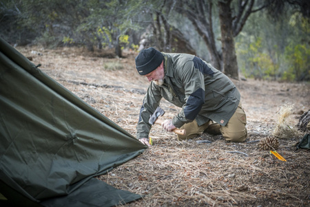 Czapka Merino Helikon WANDERER - Olive Green