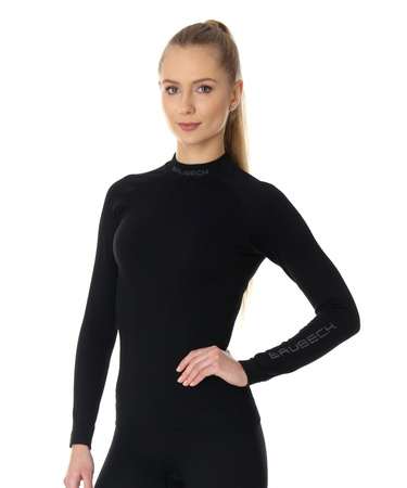 Bluza termoaktywna damska Brubeck EXTREME THERMO czarny