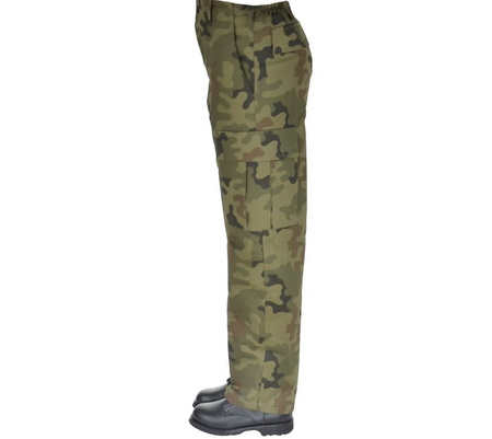 Spodnie Bojówki Dziecięce Junior PL Woodland