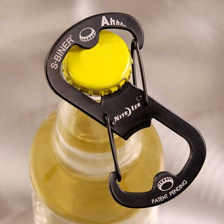 Nite Ize Karabinek S-Biner Ahhh Bottle Opener Czarny SBO-03-01