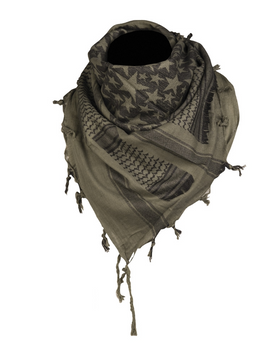 Chusta Arafatka Shemagh Mil-Tec STARS Olive/Black