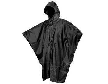 Ponczo Texar Ripstop Black