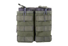 Podwójna ładownica Open I na magazynki AK/M4/G36 ranger green