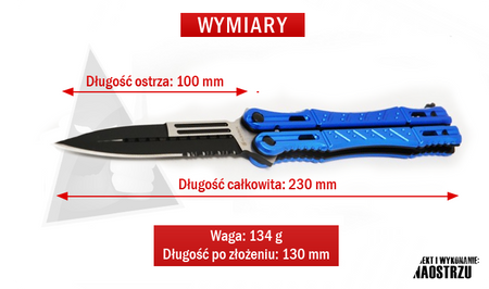 Nóż motylek Martinez Albainox 02101