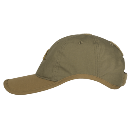 Czapka Helikon Logo Cap - PolyCotton Ripstop - Czarna / Shadow Grey B