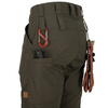 Spodnie Helikon Woodsman Taiga Green / Czarne