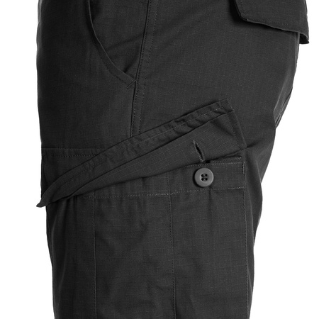 Spodnie BDU Mil-Tec Teesar Slim Fit Czarne