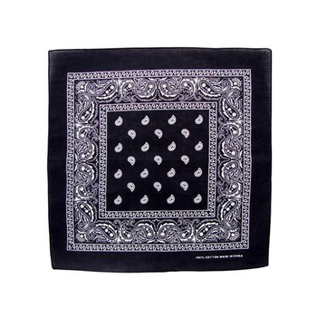 Chusta bandana 55x55 Czarna
