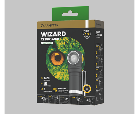 Latarka czołowa Armytek Wizard C2 Pro Max Magnet USB Warm