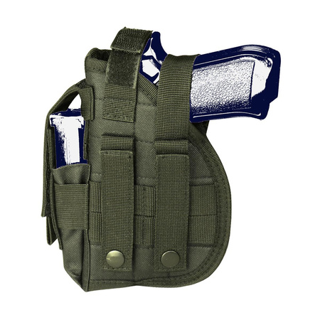 Kabura Pistoletowa Molle Camo M.G. Zielona