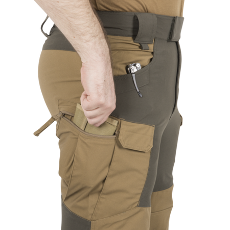 Spodnie Helikon Hybrid Outback Taiga Green/Czarne