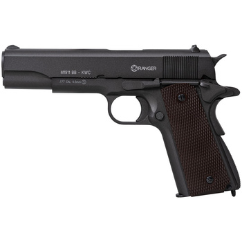 Pistolet Wiatrówka Ranger M1911 BB KWC 4,5mm Blow Back Full Metal Co2