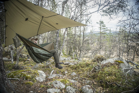 Płachta biwakowa Helikon SUPERTARP Small - Olive Green