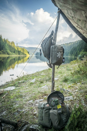 APTECZKA MODULAR INDIVIDUAL MED KIT- Cordura - Olive Green