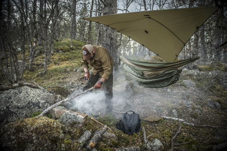 Płachta biwakowa Helikon SUPERTARP Small - Olive Green