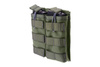 Podwójna ładownica Open I na magazynki AK/M4/G36 ranger green