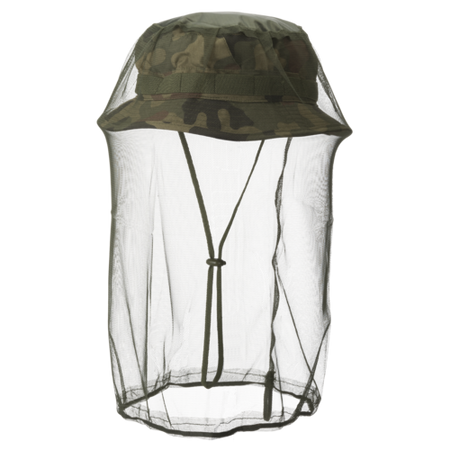 Moskitiera na głowę Helikon - Poliester Mesh - Olive Green