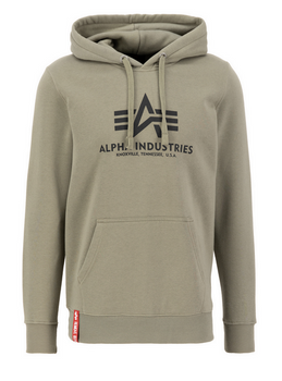 Bluza z kapturem Alpha Industries Basic Hoodie olive