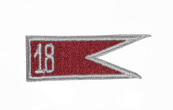 Proporczyk na beret 18 Dywizja Zmechanizowana haftowany