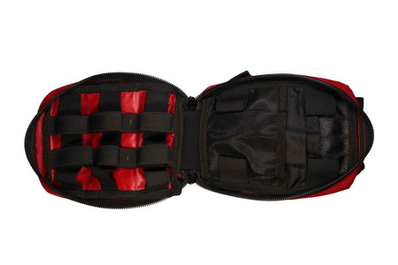Apteczka JanySport Modułowa Taktyczna Zrywana Cordura Czerwona