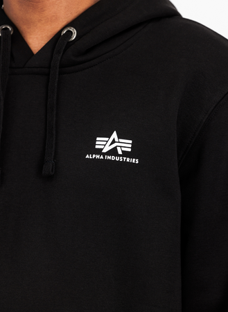 Bluza Alpha Industries Basic Hoodie Small Logo black
