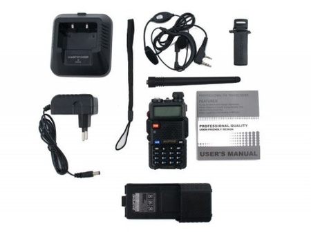Radiotelefon Baofeng UV-5R HT 8W 3800mAh