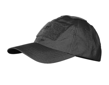 Czapka z daszkiem Helikon Baseball PolyCotton Ripstop Czarna