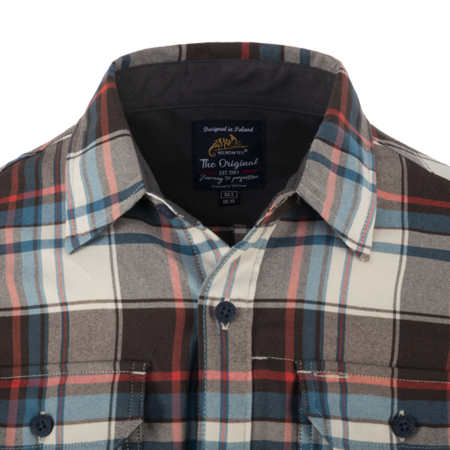 Koszula Helikon GreyMan Shirt Coral Crimson Checkered