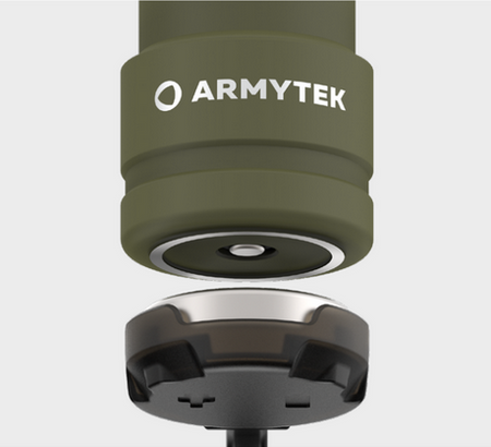Latarka czołowa Armytek Wizard C2 Pro Max Magnet USB Olive