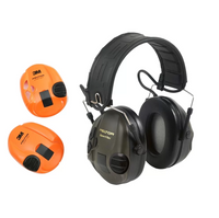 Słuchawki aktywne 3M PELTOR SportTac zielono pomarańczowy