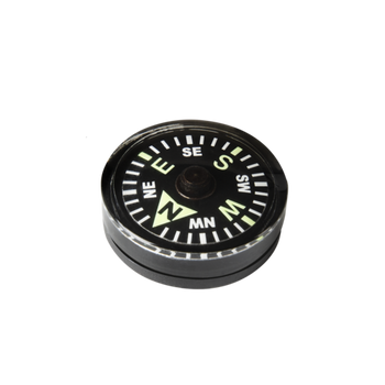 Kompas Guzikowy Button Large - Czarny