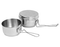 Menażka 3-Częściowa - Stal Nierdzewna Helikon