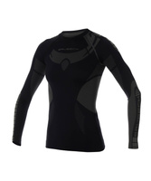 Bluza termoaktywna damska Brubeck DRY czarny/grafitowy