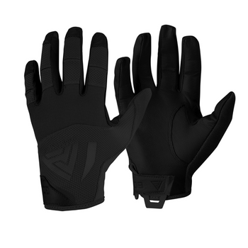 Direct Action Hard Gloves Leather Czarne