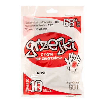 OGRZEWACZ CHEMICZNY GRZEJKI DO RĄK - 1 PARA