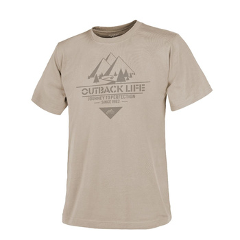 T-Shirt Helikon Outback Life Beżowy