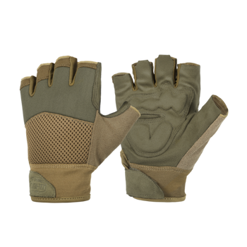 Rękawiczki Helikon Half Finger Mk2 - Olive Green / Coyote A