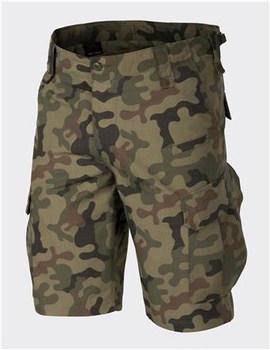 Krótkie Spodnie  Helikon CPU PolyCotton Ripstop PL Woodland wz93