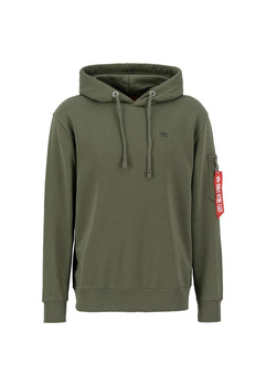 Bluza z kapturem Alpha Industries X-Fit Hoody dark green