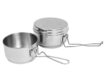 Menażka 3-Częściowa - Stal Nierdzewna Helikon