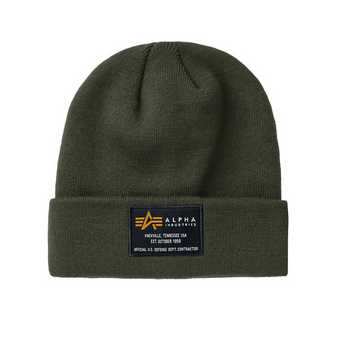 Czapka Alpha Industries Crew Beanie Black