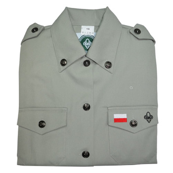 Mundur Bluza harcerska ZHP szara damska