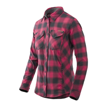 Koszula Damska Helikon Marigold - Coral Crimson Checkered