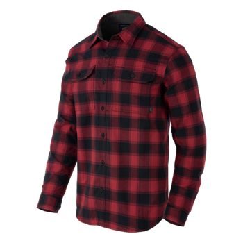 Koszula Helikon GreyMan Shirt Coral Crimson Checkered