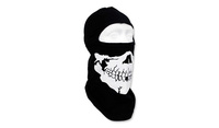 KOMINIARKA FOSTEX 1-OTWOROWA BIKER BALACLAVA SKULL CZARNA