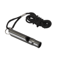 Gwizdek Przetrwania Helikon - Aluminium - Czarny