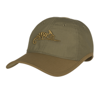 Czapka Helikon Logo Cap - PolyCotton Ripstop - Adaptive Green / Coyote A