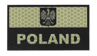 Naszywka Polska Duża Coyote Tan Gen I