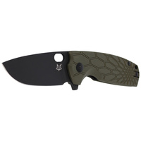 Nóż składany Fox Core OD Green FRN, Cerakote Black N690 by Jesper Voxnaes